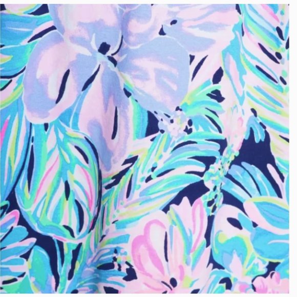 Lilly Pulitzer Aubrey UPF 50+ Shift Dress Bermudaful Size Medium NWT - Picture 2 of 11